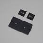 2G Wall Plate/Horizontal/Black