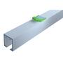 Spaceship Pocket bovenrail, lengte 2500mm, aluminium
