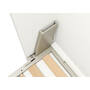 Opklapbed verticaal - frame 123 x 202cm, matras 120x200cm