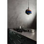 Forked Pendant/Steel/Medium Burnt Steel Shade/Medium O