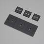 3G Wall Plate/Horizontal/Smoked Bronze