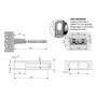 Staafplankdrager Triade Maxi PRO voor plank max 400mm diep