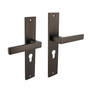 Deurkruk Hera op schild 245x45 mm PCgat 55mm
