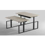 Square duo HS zwart inclusief frame 1500-2400mm.