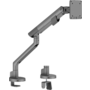 Kisch monitorarm voor enkel scherm space grey