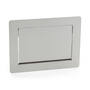 Afvaldoorlaat 308x234mm RVS voor verticaal gebruik