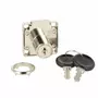 Oplegslot 850 sluiting KA E02, vernikkeld, cilinder vast