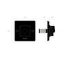 1G Dimmer/250W Led/Retractive Switch Compatible Only