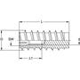 Rampabus SKL M8/16x30mm staal verzinkt, VE= 100