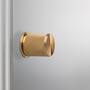 Door Knob Set/Cross/Brass