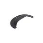 Schelpgreep 96 mm mat zwart