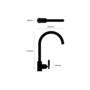 Type A Kitchen Tap/Cross/Mixer/Steel + Sp4688 EU