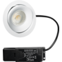 Cádiz kantelbare inbouw rond wit + Triac driver