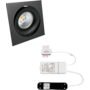 5xCádiz Vierk. zwart+5x powerled 7W+5x verl+driver+wieland