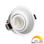 Palma Solo kantelbare inbouwspot rond wit DTW + Triac driver