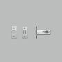 Deadbolt Latch/For Thumbturn Lock/57Mm Backset/Steel