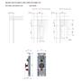 Kastophanger LIBRA H1 L/R bruikbaar, schroefversie
