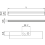 Blade-IN aluminium rechts(licht naar voren) Lengte:
