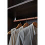 706191 B Series - Square Hanging Rod Brown, 3000mm