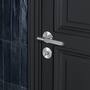 Door Handle Set/Linear/Steel