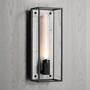 Caged Wall Light/Large/White Marble