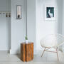 Caged Wall Light/Large/White Marble