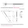 Bovenklepschaar K12 VERSTELBAAR 355mm 60N