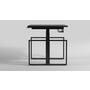 Square Enkel HS zwart inclusief frame 1500-2400mm.