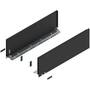 Legrabox ladezijde C 550mm, carbon zwart, hoogte 177mm