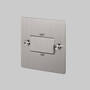 Triple Pole Fan Switch - Stainless Steel - Black Interior