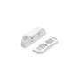 Magneetsnapper trekkracht 4kg wit, inclusief contraplaatje