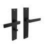 Deurkruk Hera op schild 245x45 mm WC63/8 mm