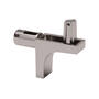 Plankdrager K Line, met 2 stiften 5mm, vernikkeld