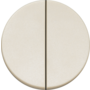 Rond 2.0 Double NO/NC Push button -t.less - basic cream