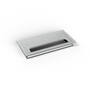 Kabeldoorvoer met borstel 160x80mm aluminium