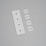 4G Wall Plate/Vertical/White
