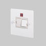 13A Dp Switched Fcu w/ Neon - White - White Interior