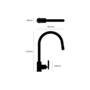 Type A Kitchen Tap/Linear/Mixer w/ Pull Out Spray