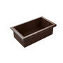 706054 B Series - Leather Clothes Basket (D) - 900mm, Brown