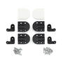 Dekselscharnier wit 34WT soft close, infrees, prijs per set