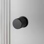 Door Knob Set/Cross/Black
