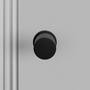 Door Knob Set/Cross/Black
