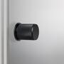 Door Knob Set/Cross/Black