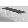 Milano Vergader voor een blad tot 4000mm. zilver RAL9006