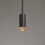 Exhaust Pendant/Cross/Graphite/Brass