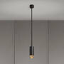 Exhaust Pendant/Cross/Graphite/Brass