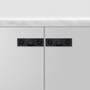 Furniture Knob/Plate/Linear/Set Of 2/Black