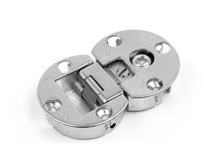 Klepscharnier 35x12mm vernikkeld