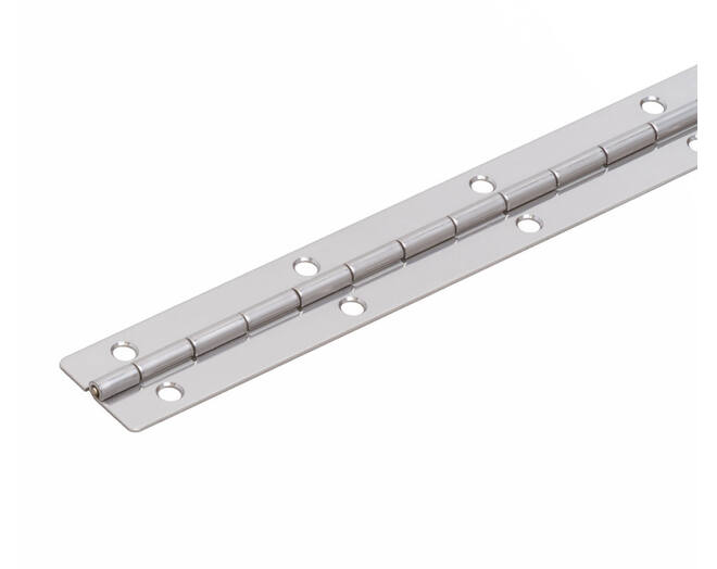 Pianoscharnier RVS 38mm breed, lengte 600mm, 3.5mm dik