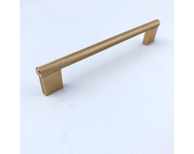 Greep ribbel 10x589/1178x1200mm, messing